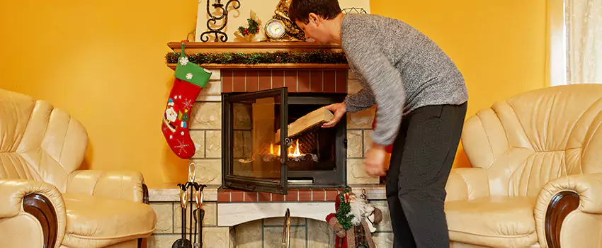 Rusted Metal Fireplace Restoration in Lake Stevens, Washington